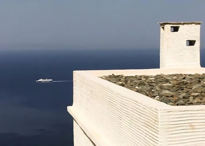 Andros -stone House With Shared Pool & Seaview * Aprovaton